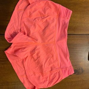 Lululemon Speed shorts 4in inseam
